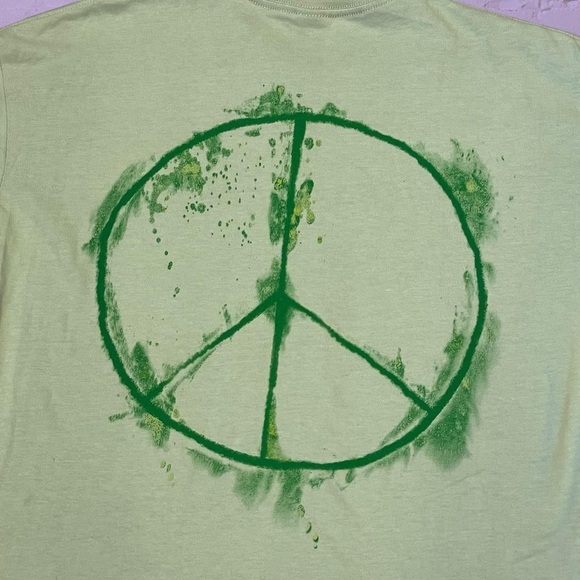 Zara oversized peace sign cotton tee small - Picture 8 of 8